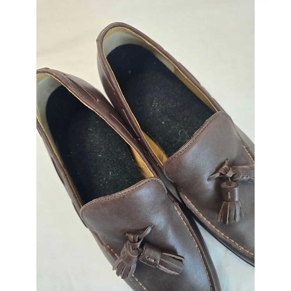 Sperry Top-Sider Mens Gold Cup Exeter Leather Tassel Loafers Shoes Size 10 EUC